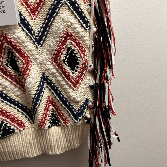 NWT “DEREK LAM” COWGIRL TOP/SIZE M/HANDMADE DESIGN/UNIQUE/MULTICOLOR - Picture 5 of 11